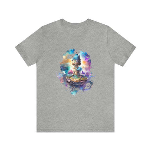 The Wizard's Floating Tower - Short Sleeve Tee Athletic Heather